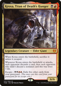 Kroxa, Titan of Death's Hunger [Theros Beyond Death]-1