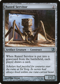 Runed Servitor [Duel Decks: Elspeth vs. Tezzeret]-1