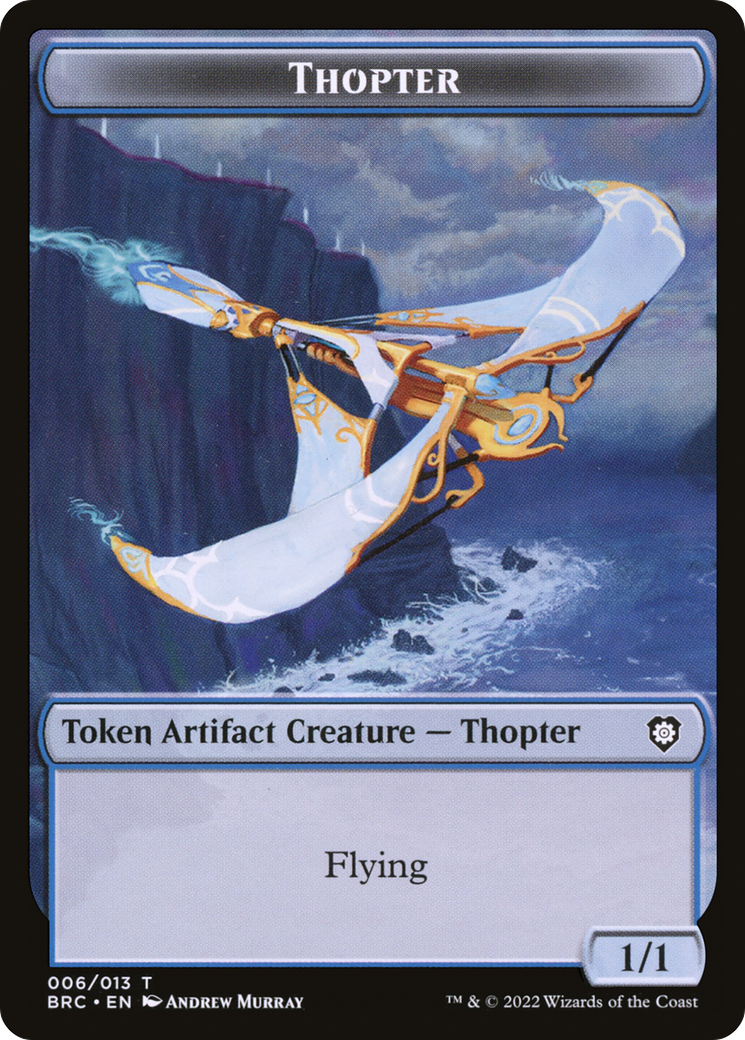 Thopter (TBRC-006) - The Brothers' War Commander Tokens-1