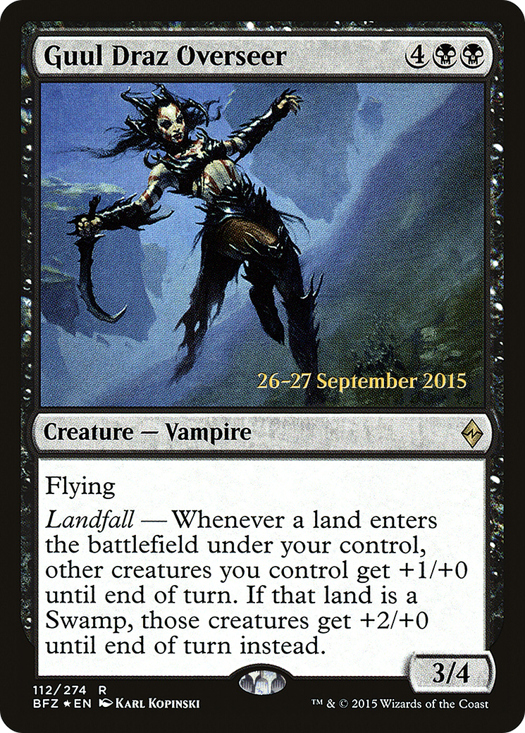 Guul Draz Overseer [Battle for Zendikar Prerelease Promos]-1