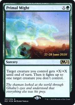 Primal Might [Core Set 2021 Prerelease Promos]-1