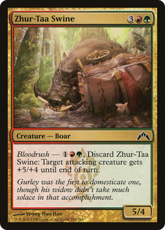 Zhur-Taa Swine (GTC-210) - Gatecrash Foil-1