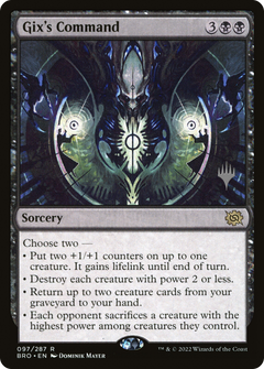 Gix's Command (Promo Pack) [The Brothers' War Promos]-1