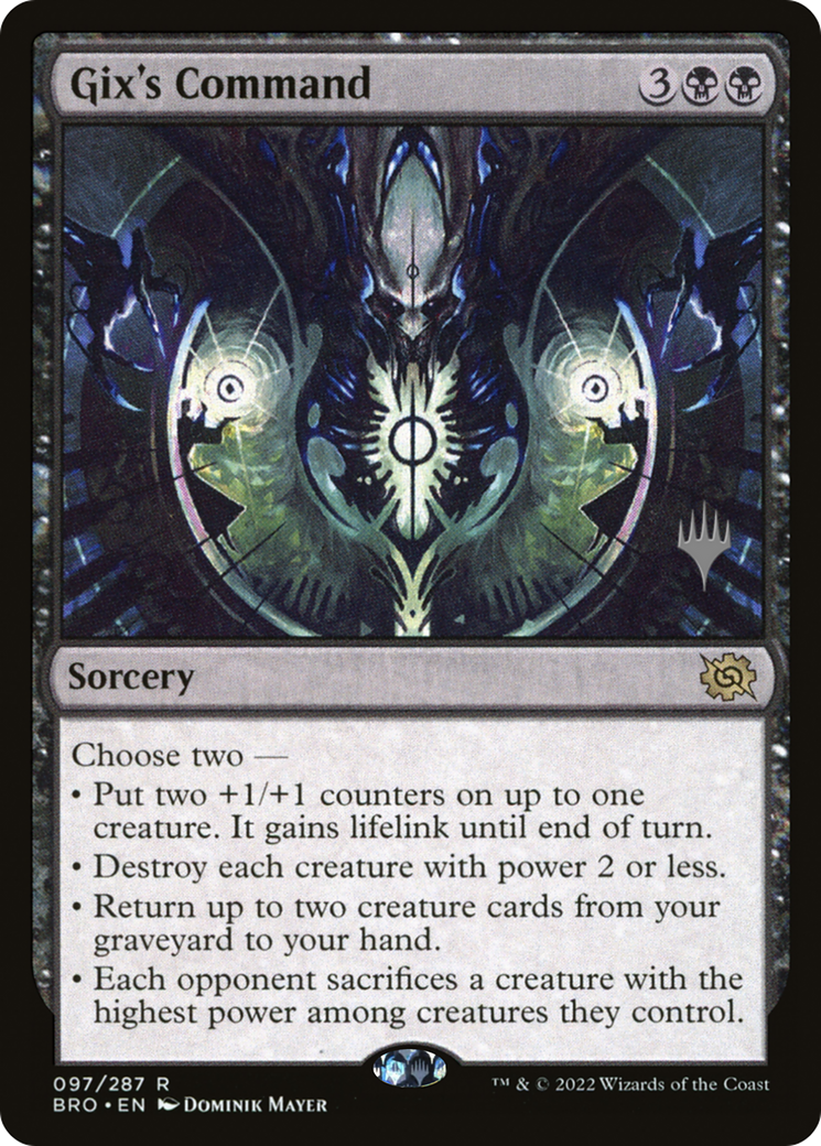 Gix's Command (Promo Pack) [The Brothers' War Promos]-1