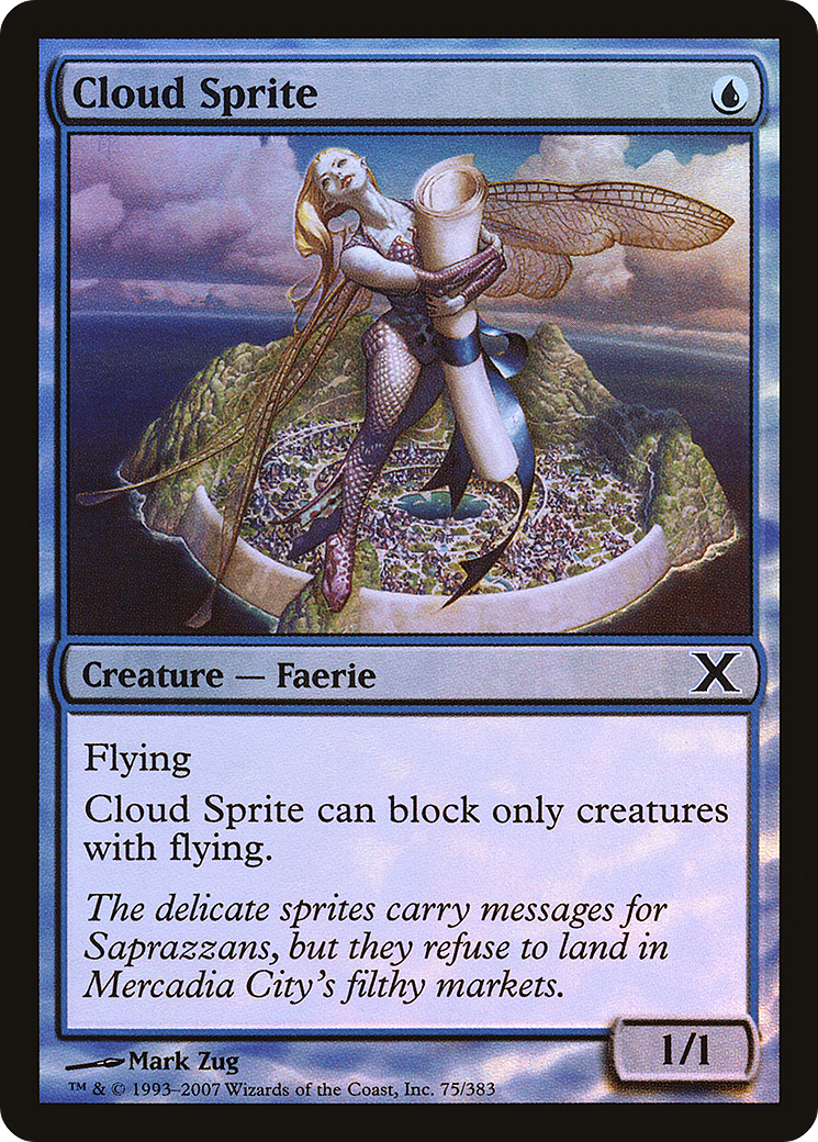 Cloud Sprite (10E-75★) - Tenth Edition Foil-1
