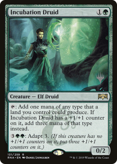 Incubation Druid (Promo Pack) [Ravnica Allegiance Promos]-1