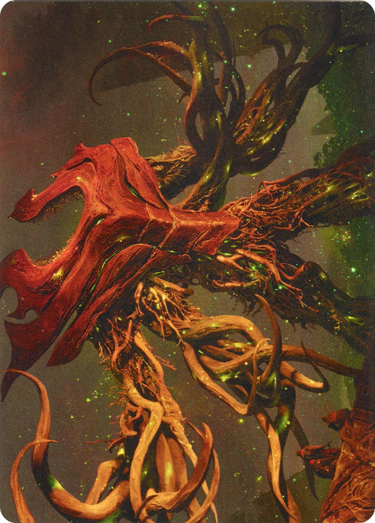 Ashaya, Soul of the Wild // Ashaya, Soul of the Wild (AZNR-069) - Zendikar Rising Art Series (Borderless)-1