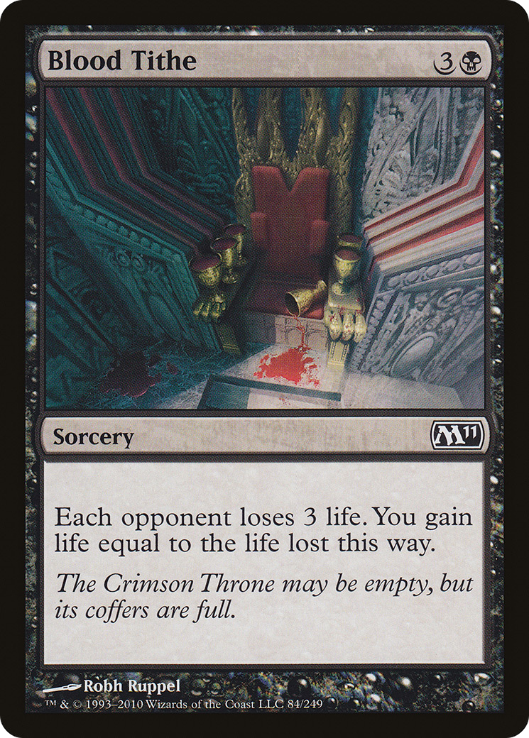 Blood Tithe (M11-084) - Magic 2011 Foil-1