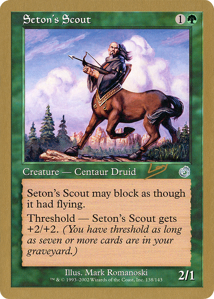 Seton's Scout - 2002 Raphael Levy (TOR) (WCD-) - World Championship Decks 2002-1