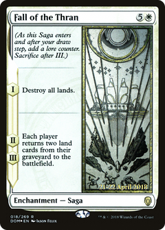 Fall of the Thran [Dominaria Prerelease Promos]-1