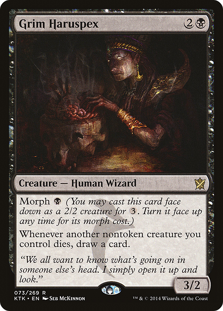 Grim Haruspex [Khans of Tarkir]-1