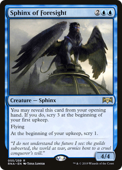 Sphinx of Foresight [Ravnica Allegiance]-1