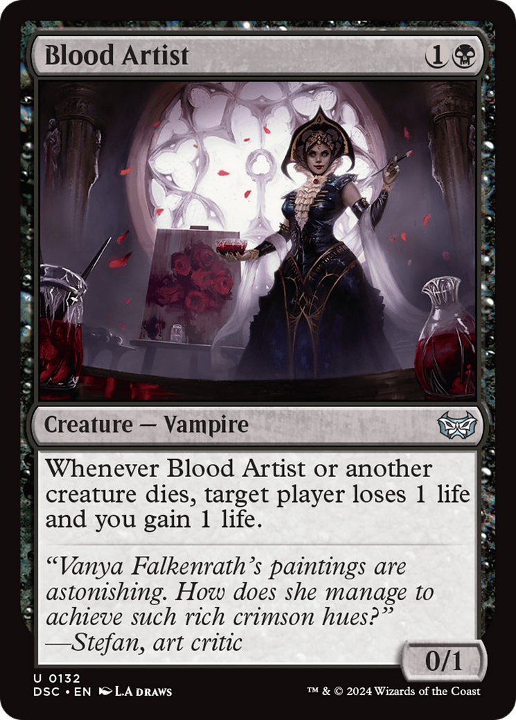 Blood Artist [Duskmourn: House of Horror Commander]-1