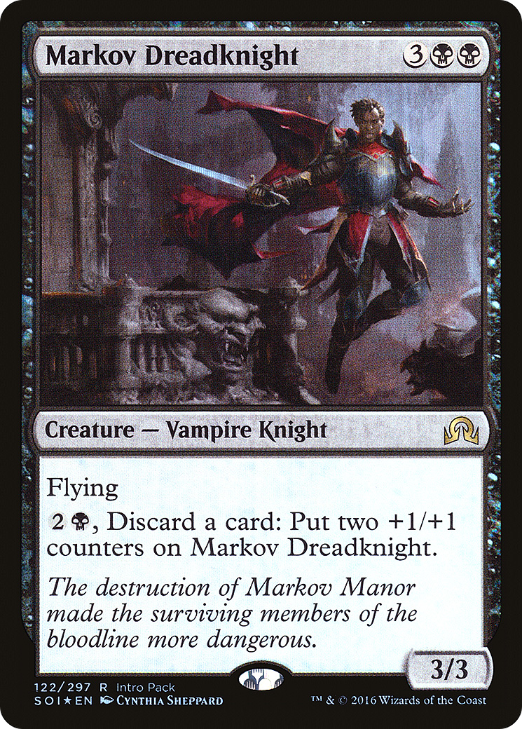 Markov Dreadknight (Intro Pack) [Shadows over Innistrad Promos]-1