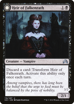 Heir of Falkenrath // Heir to the Night [Shadows over Innistrad]-3