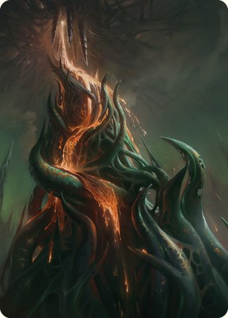 Copperline Gorge Art Card [Phyrexia: All Will Be One Art Series]-1