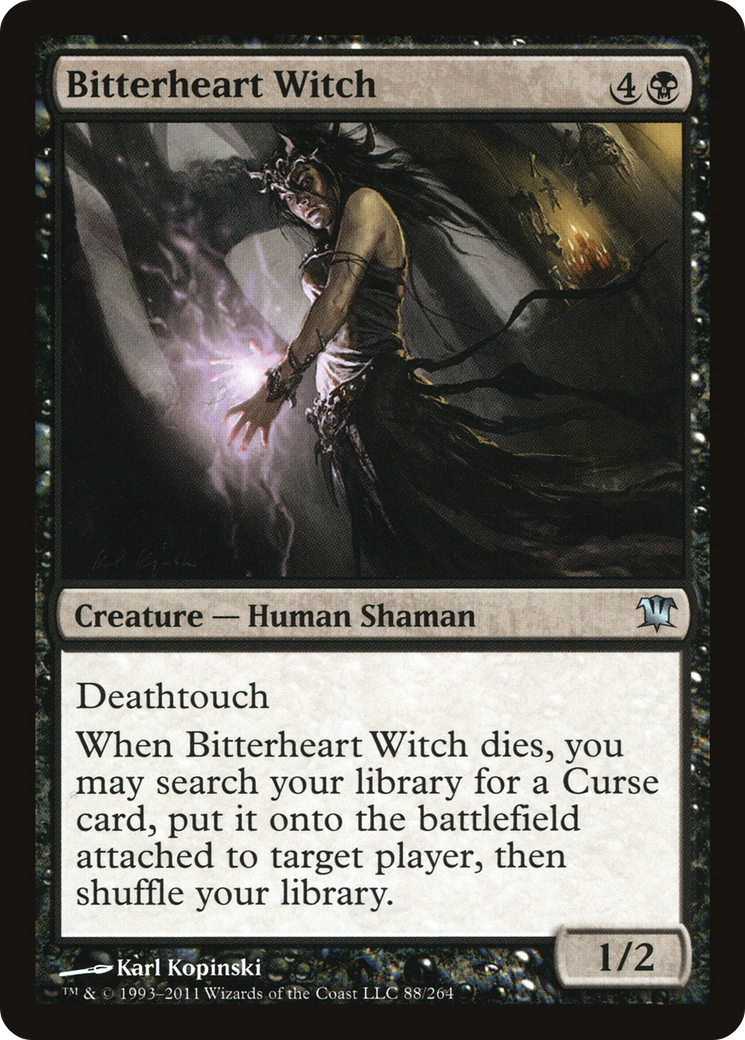 Bitterheart Witch [Innistrad]-1