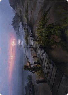 Deserted Beach // Deserted Beach (AMID-071) - Midnight Hunt Art Series (Borderless)-1