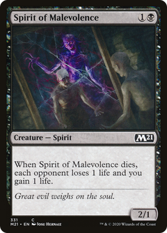 Spirit of Malevolence [Core Set 2021]-1