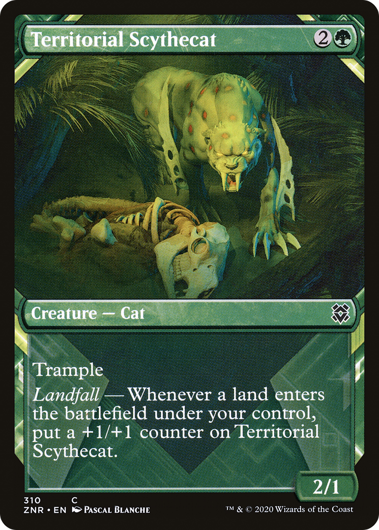 Territorial Scythecat (Showcase) [Zendikar Rising]-1