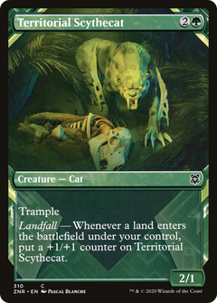 Territorial Scythecat (Showcase) [Zendikar Rising]-1