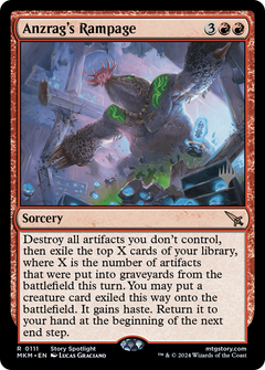 Anzrag's Rampage (Promo Pack) [Murders at Karlov Manor Promos]-1