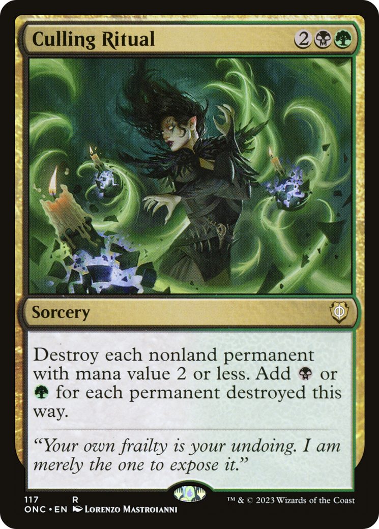 Culling Ritual [Phyrexia: All Will Be One Commander]-2