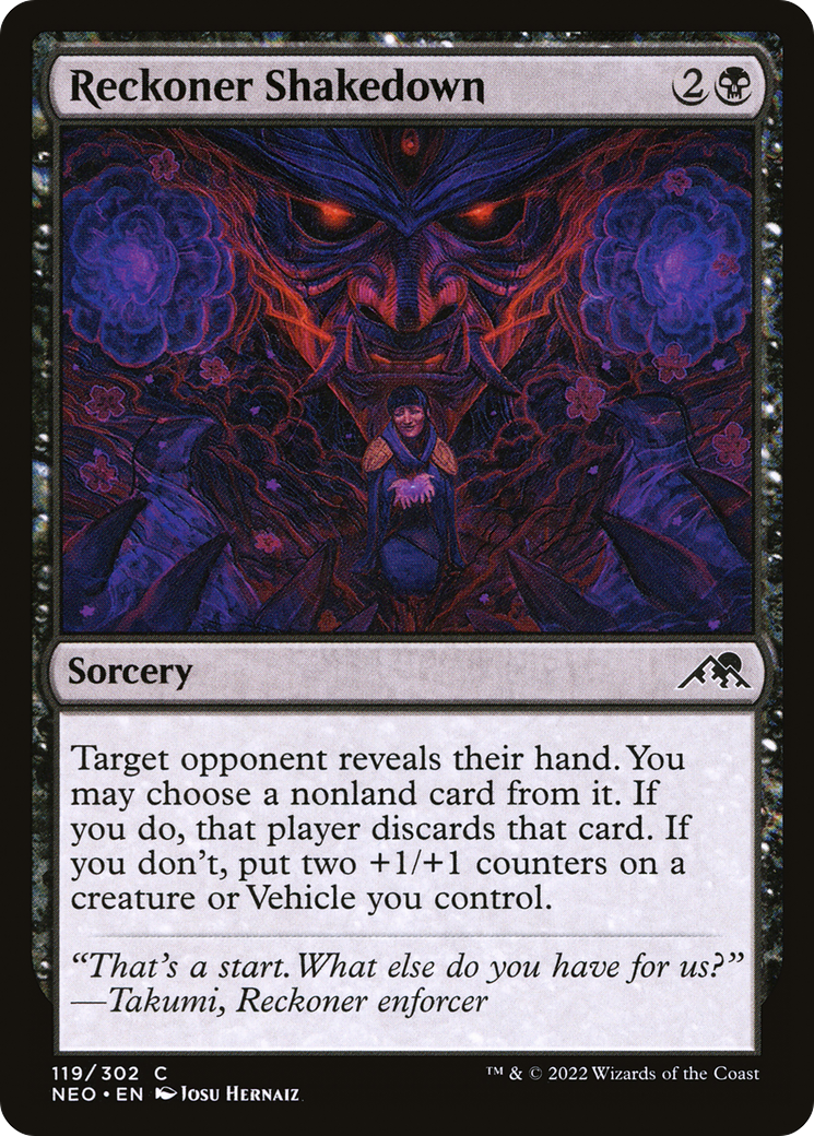 Reckoner Shakedown [Kamigawa: Neon Dynasty]-1