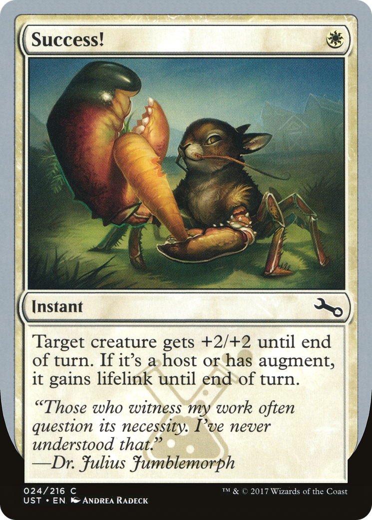 Success! [Unstable]-1