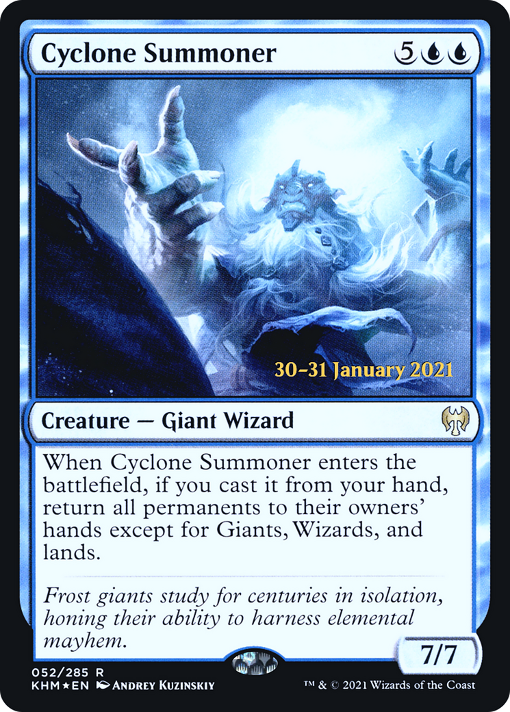 Cyclone Summoner [Kaldheim Prerelease Promos]-1