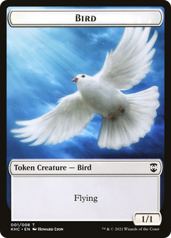 Bird (TKHC-001) - Kaldheim Commander Tokens-1
