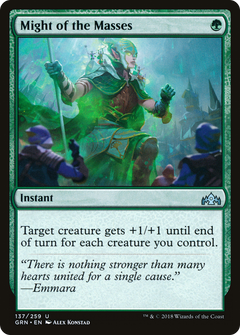 Might of the Masses [Guilds of Ravnica]-1