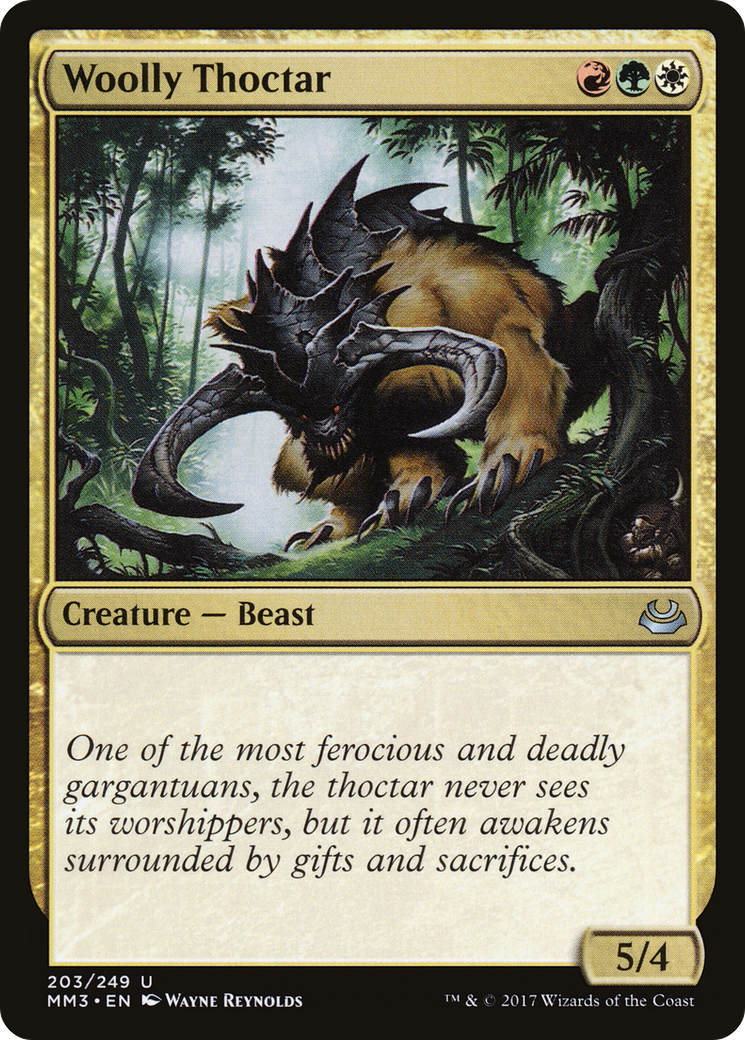 Woolly Thoctar (MM3-203) - Modern Masters 2017 Foil-1