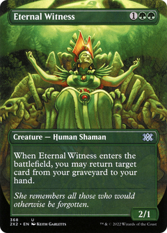 Eternal Witness (Borderless Alternate Art) [Double Masters 2022]-1