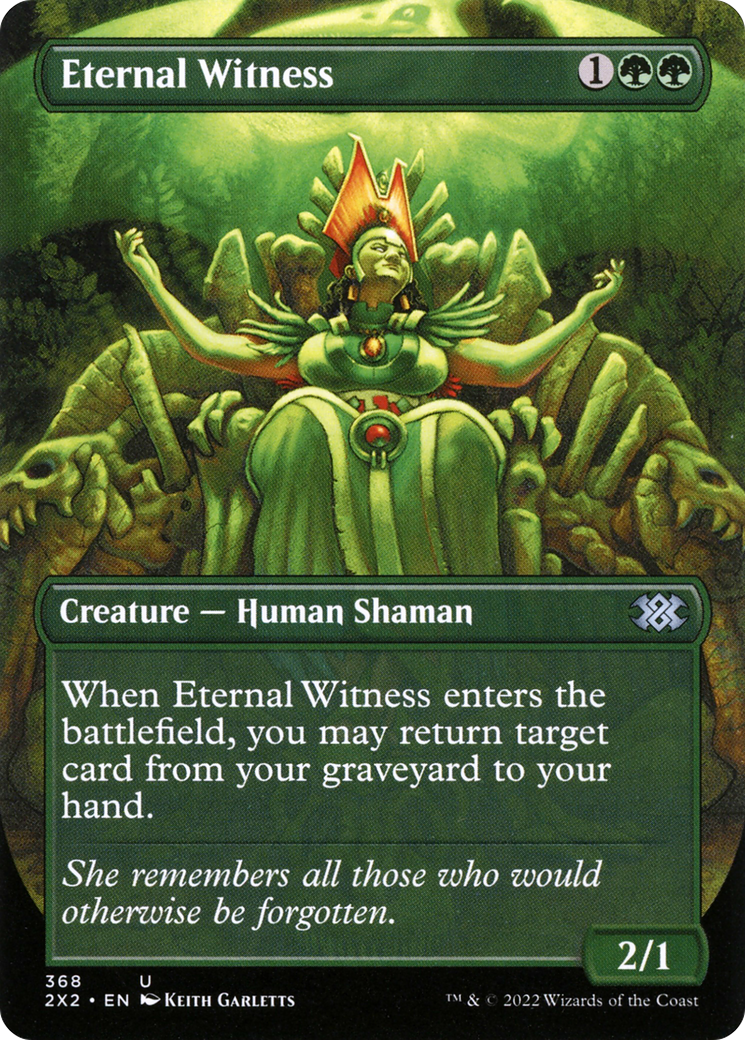 Eternal Witness (Borderless Alternate Art) [Double Masters 2022]-1