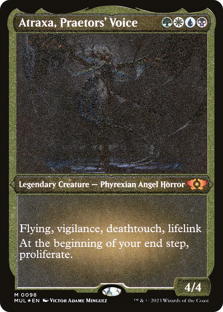 Atraxa, Praetors' Voice (Foil Etched) [Multiverse Legends]-1