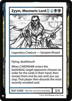 Zyym, Mesmeric Lord (CMB1-) - Mystery Booster Playtest Cards 2019-1