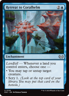 Retreat to Coralhelm [Duskmourn: House of Horror Commander]-1
