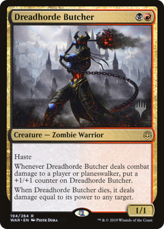 Dreadhorde Butcher (Promo Pack) [War of the Spark Promos]-1