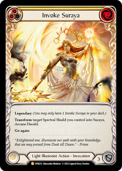 Invoke Suraya // Suraya, Archangel of Knowledge [DYN212] (Dynasty)  Rainbow Foil-1