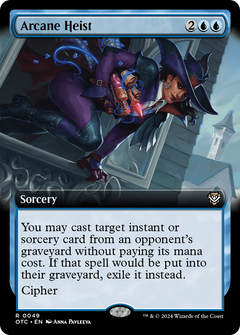 Arcane Heist (Extended Art) [Outlaws of Thunder Junction Commander]-1