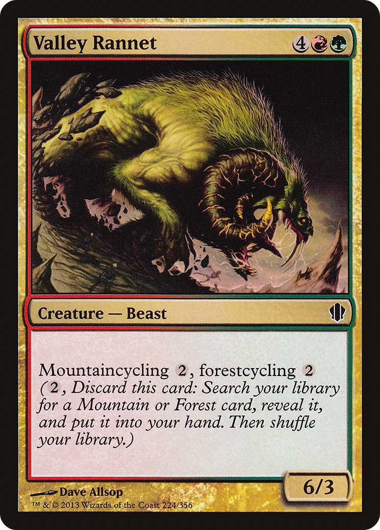 Valley Rannet (C13-224) - Commander 2013-1