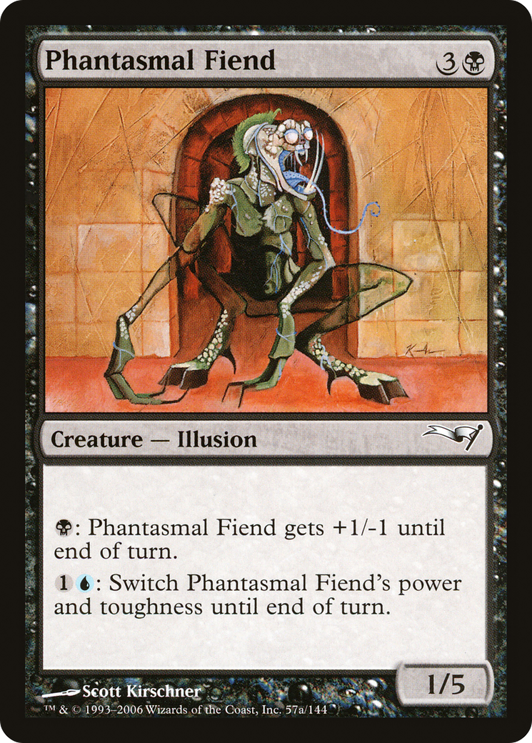 Phantasmal Fiend [Coldsnap Theme Decks]-1