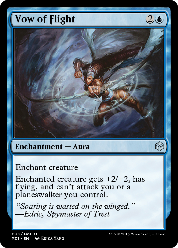 Vow of Flight (PZ1-036) - Legendary Cube Prize Pack Foil-1