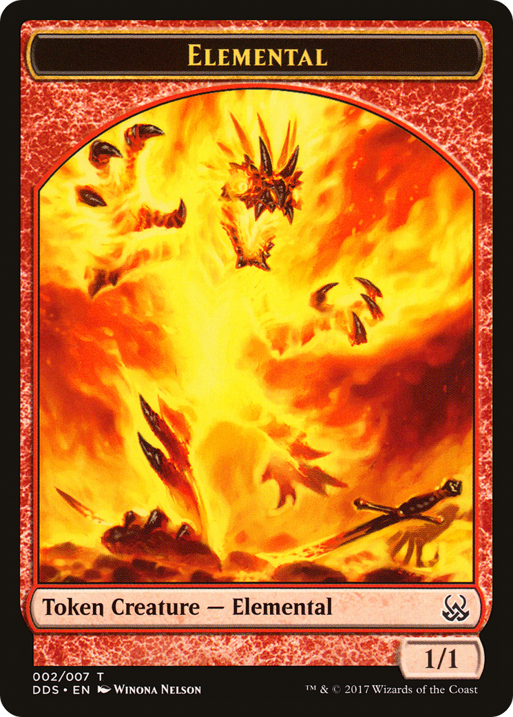 Elemental Token [Duel Decks: Mind vs. Might Tokens]-1