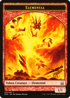 Elemental Token [Duel Decks: Mind vs. Might Tokens]-1