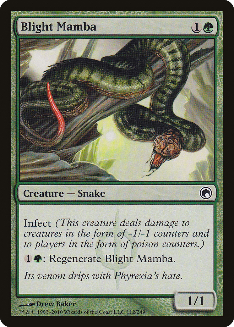 Blight Mamba [Scars of Mirrodin]-1