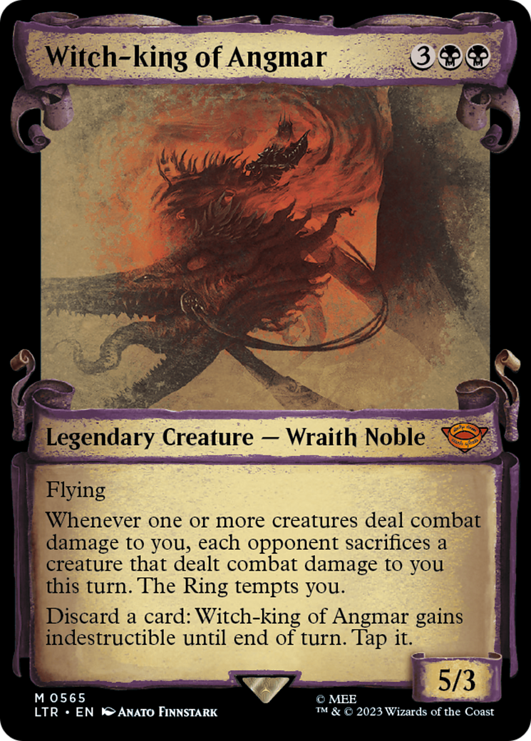 Witch-king of Angmar (Showcase Scrolls) (LTR-565) - The Lord of the Rings: Tales of Middle-earth: (Showcase)-1