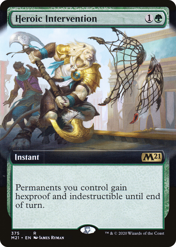 Heroic Intervention (Extended Art) [Core Set 2021]-1