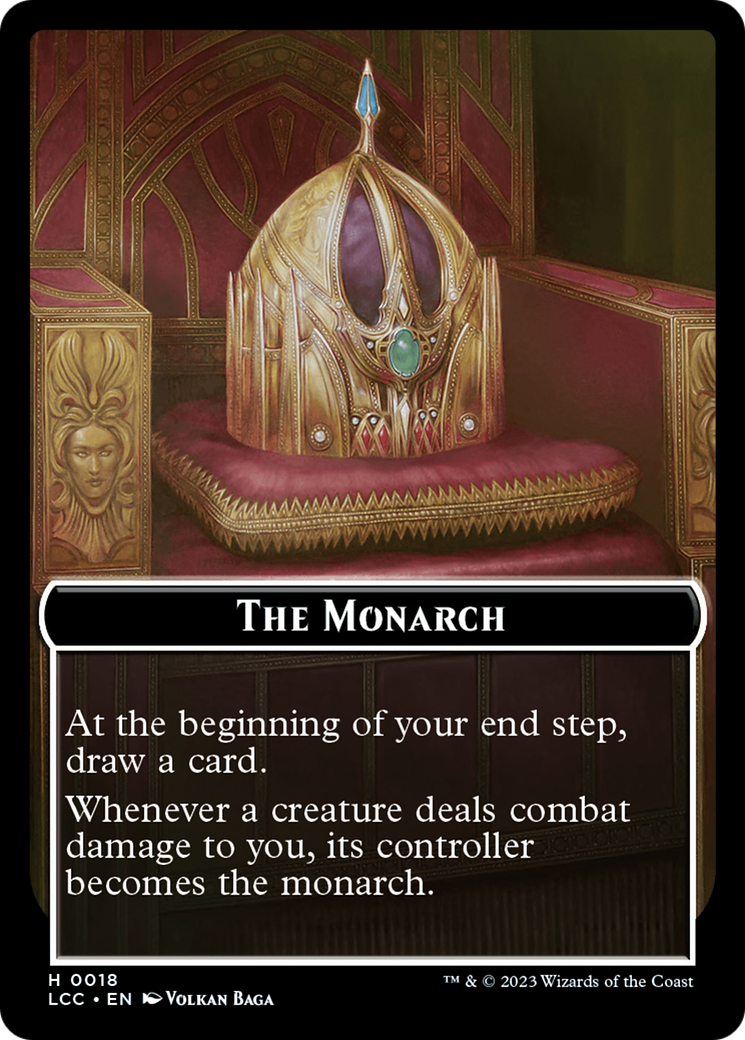 The Monarch (TLCC-018) - The Lost Caverns of Ixalan Commander Tokens-1